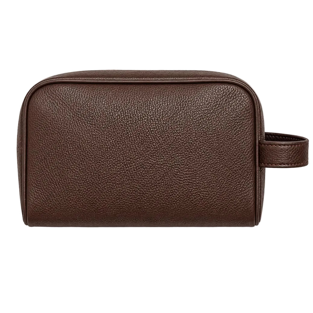 Bolso de viaje marrón Maison Caviar, bolso de mano de cuero para viajes y uso diario, con detalles elegantes y resistente