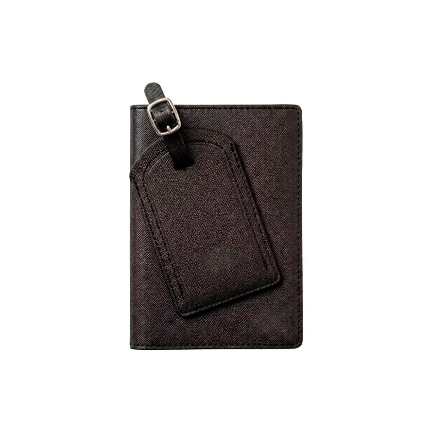 Porta pasaporte Maison Caviar Mykonos de cuero con diseño elegante y cierre, ideal para viajes.