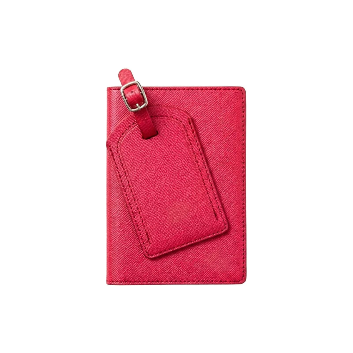 Porta pasaporte Maison Caviar Mykonos con diseño elegante en cuero, ideal para viajes y almacenamiento de pasaporte.