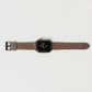 Correa de reloj Apple Watch Maison Caviar en color naranja, diseño elegante y ajustable para Apple Watch.