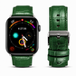 Correa para Apple Watch en color burdeos de Maison Caviar, mostrando el diseño elegante y ajustable.