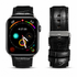 Correa para Apple Watch Maison Caviar en color burdeos, piel de alta calidad, con cierre de hebilla y acabado elegante.