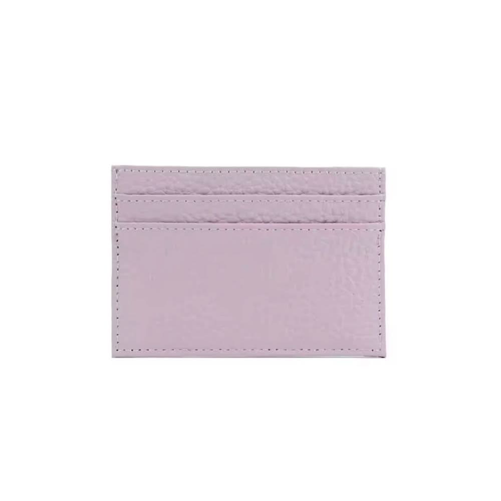 Tarjetero Maison Caviar Nina de cuero negro con cierre y ranuras para tarjetas, elegante y compacto para uso diario.