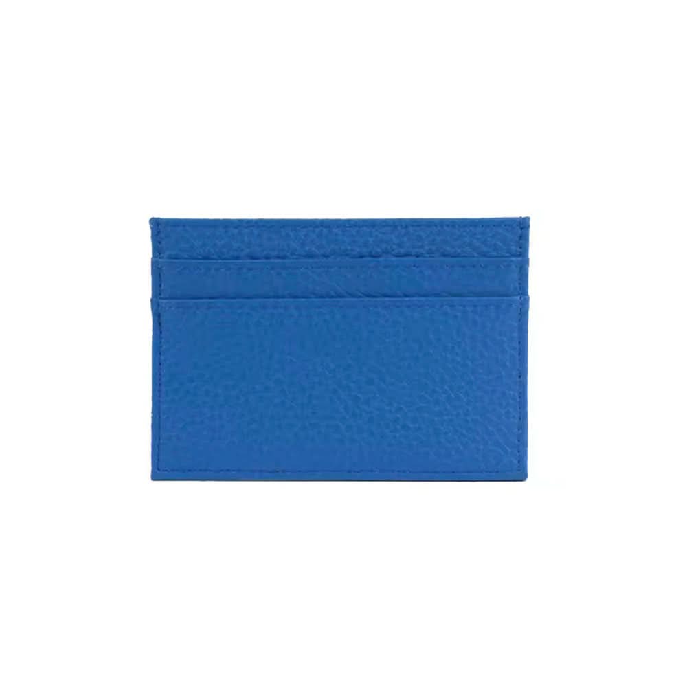 Tarjetero Maison Caviar Nina de cuero negro con compartimentos para tarjetas y diseño elegante en la imagen.
