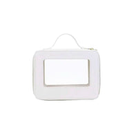 Maleta de viaje Oporto de Maison Caviar, con asa y compartimentos, ideal para viajes cortos y estilo elegante en color gris.