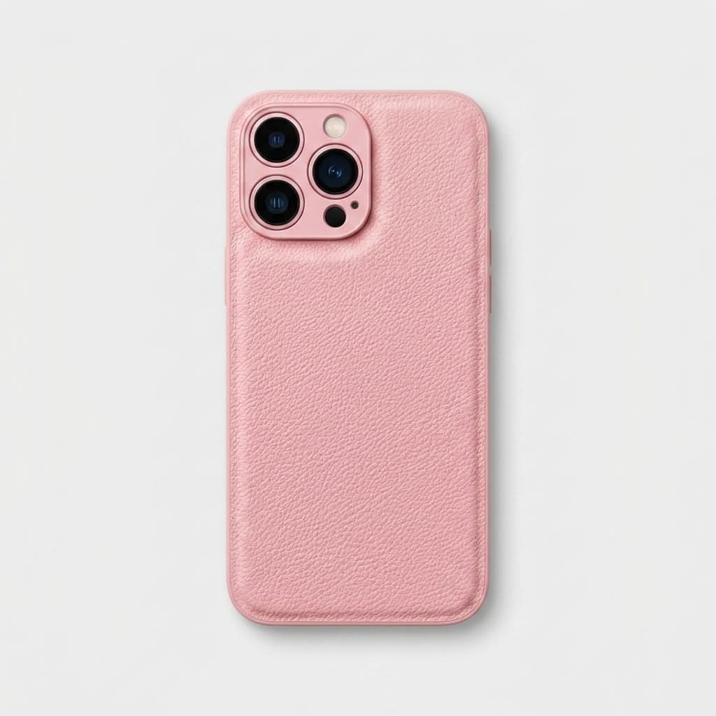 Funda para iPhone Maison Caviar Roma, protección rígida con diseño elegante, vista frontal del estuche en color negro.