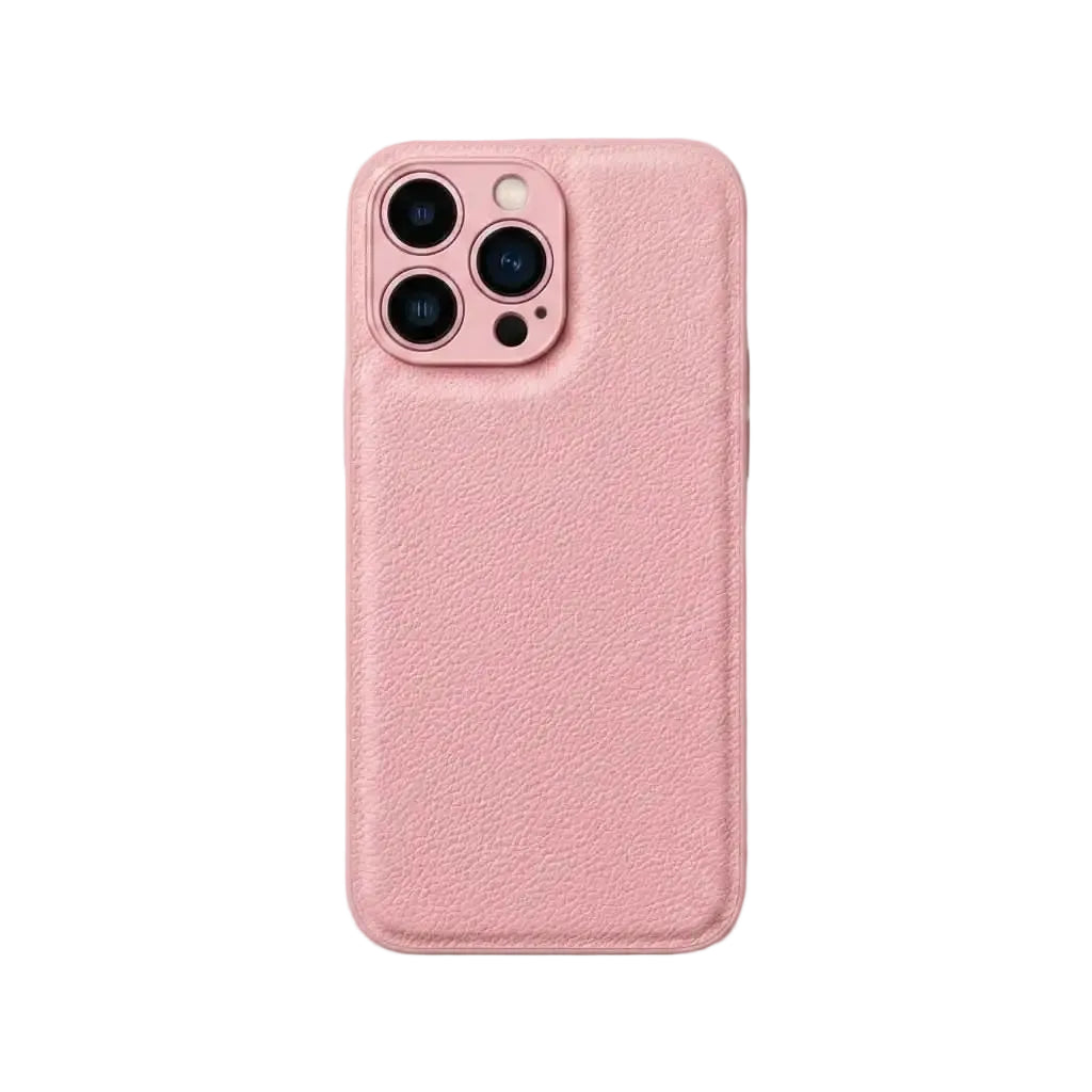 Funda para iPhone Maison Caviar Roma, protección rígida con diseño elegante, vista frontal del estuche en color negro.