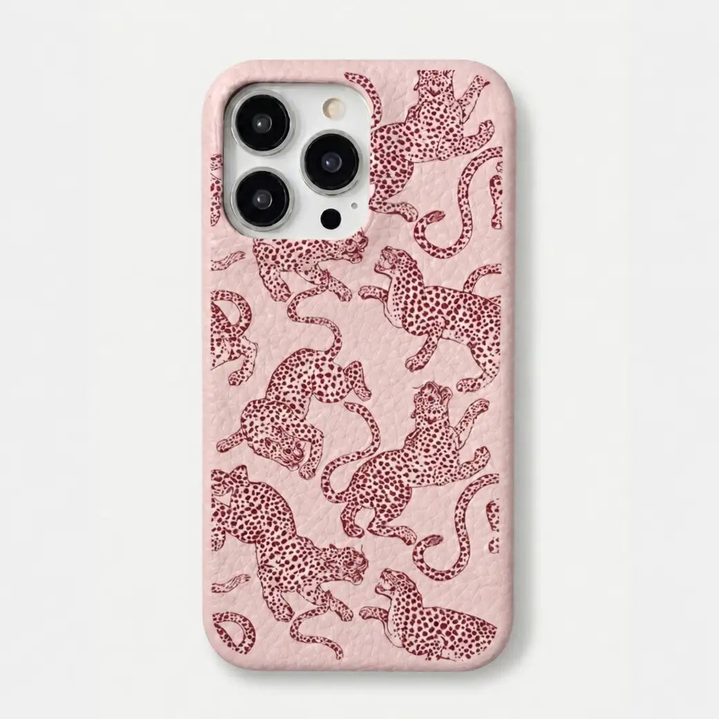 Funda para iPhone Maison Caviar Abby de color rosa, protección y estilo para teléfono móvil.