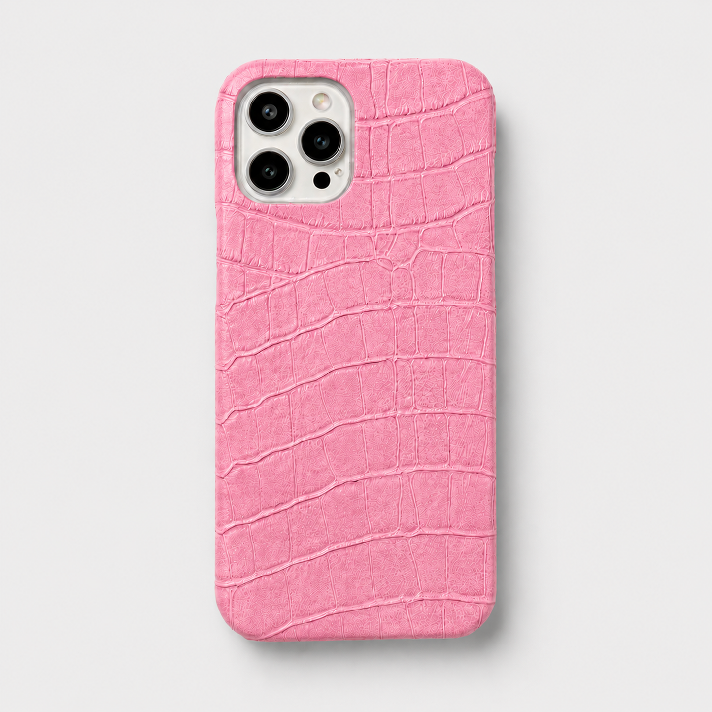 Funda rosa para iPhone de Maison Caviar, protección elegante para teléfono móvil con diseño de alta calidad.