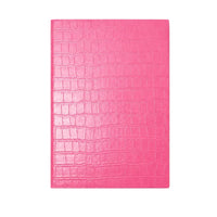 Agenda Maison Caviar Sicilia en color rosa con diseño elegante, vista frontal del cuaderno de planificación.