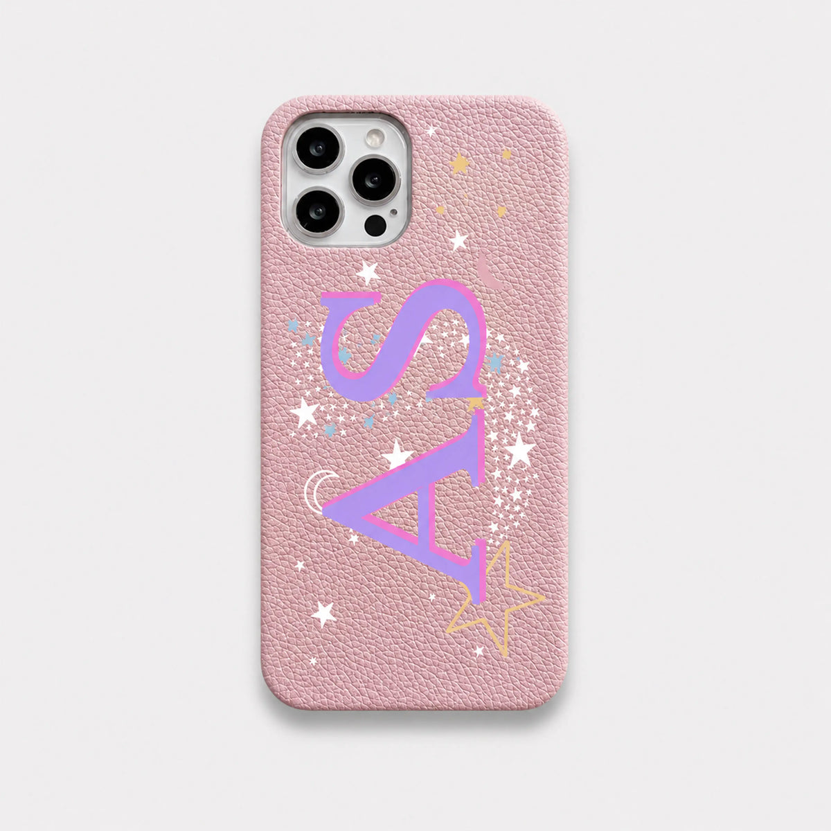 Funda rosa para iPhone de Maison Caviar, protección elegante con diseño atractivo para teléfono móvil.