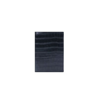 Porta pasaporte Maison Caviar Egeo de cuero negro con cierre y detalles elegantes, ideal para viajar.