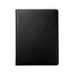 Portafolio Maison Caviar Amadeo de cuero negro con cierre y asa, ideal para documentos y accesorios de trabajo.