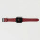 Correa para Apple Watch Maison Caviar en color rojo, diseño elegante, compatible con relojes Apple Watch.