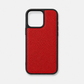 Funda para iPhone Maison Caviar Alicante en color rojo, protectora y elegante, vista frontal sobre fondo blanco.