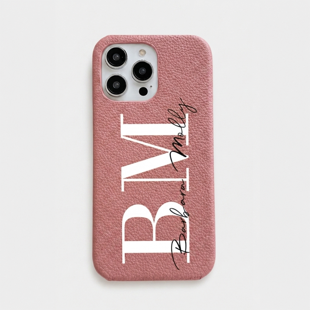 Funda para iPhone Alana de Maison Caviar en color rosa, protección y estilo para teléfono móvil.