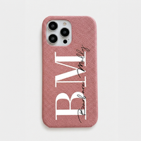 Funda para iPhone Alana de Maison Caviar en color rosa, protección y estilo para teléfono móvil.