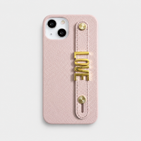Funda rosa para iPhone de Maison Caviar, protección elegante con diseño de alta calidad para dispositivos Apple.