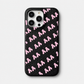 Funda para iPhone Maison Caviar Eliot en color rosa y negro, protección y estilo para teléfono móvil.