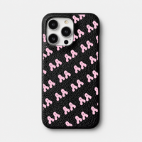 Funda para iPhone Maison Caviar Eliot en color rosa y negro, protección y estilo para teléfono móvil.