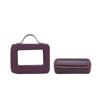 Conjunto de bolsas de viaje Oporto de Maison Caviar, con diferentes tamaños y asas, en color negro para viajes.