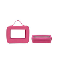 Set de bolsas de viaje Oporto de Maison Caviar, con varias maletas y bolsos en color negro y detalles elegantes.