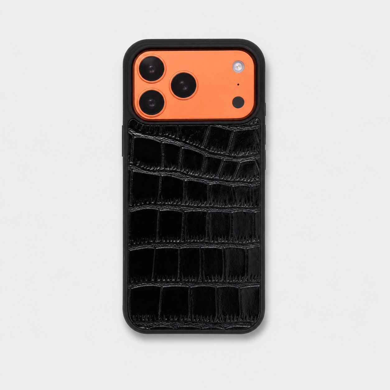 Funda para iPhone Valencia de Maison Caviar en color negro para iPhone 17 Pro Max, con diseño elegante y protección premium