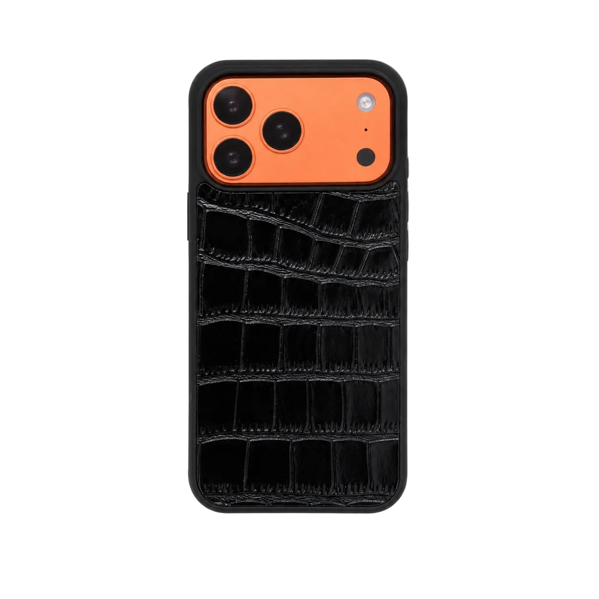 Funda para iPhone Valencia de Maison Caviar en color negro para iPhone 17 Pro Max, con diseño elegante y protección premium