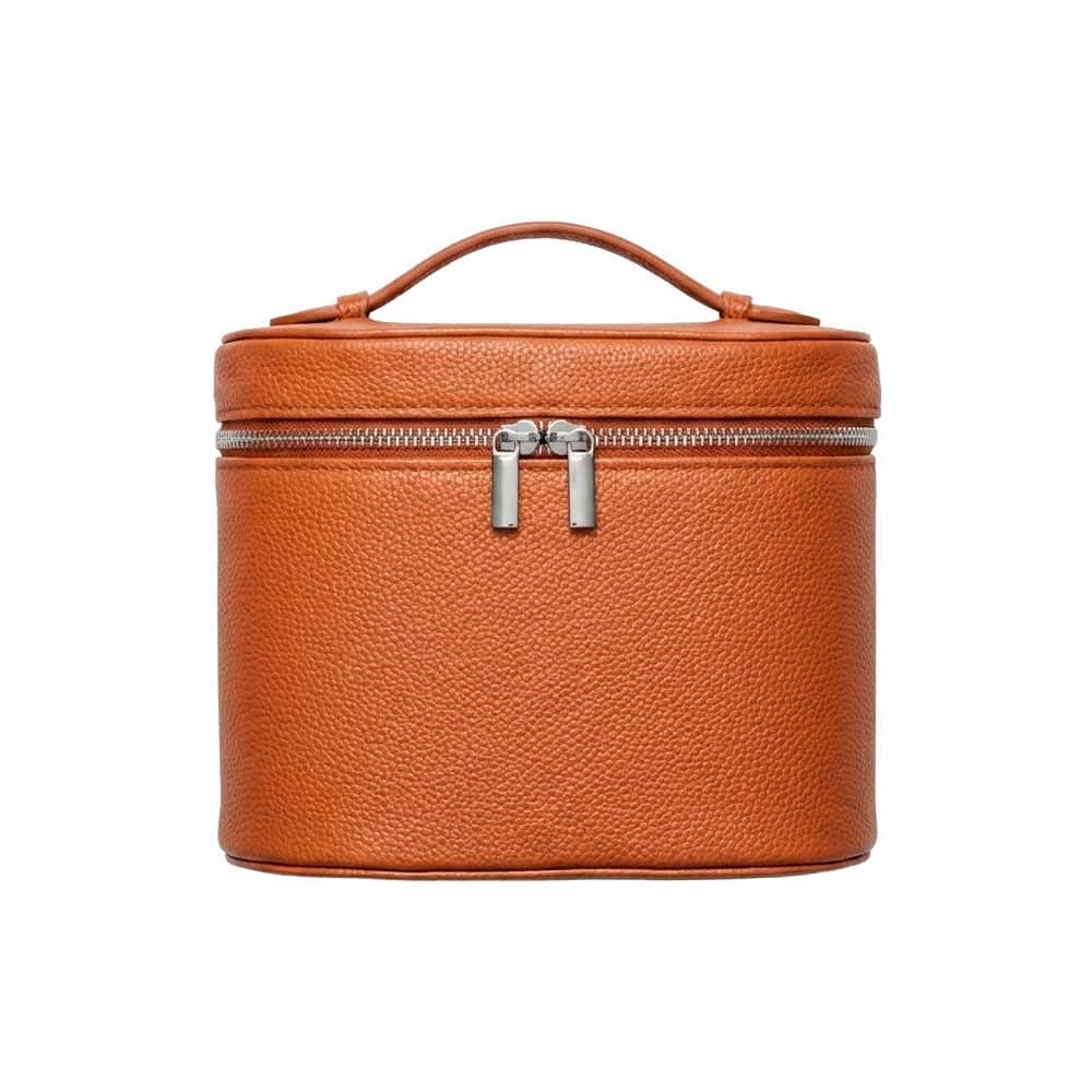 Bolsa de maquillaje Jade de Maison Caviar, estuche de vanity con compartimentos y diseño elegante en color jade.