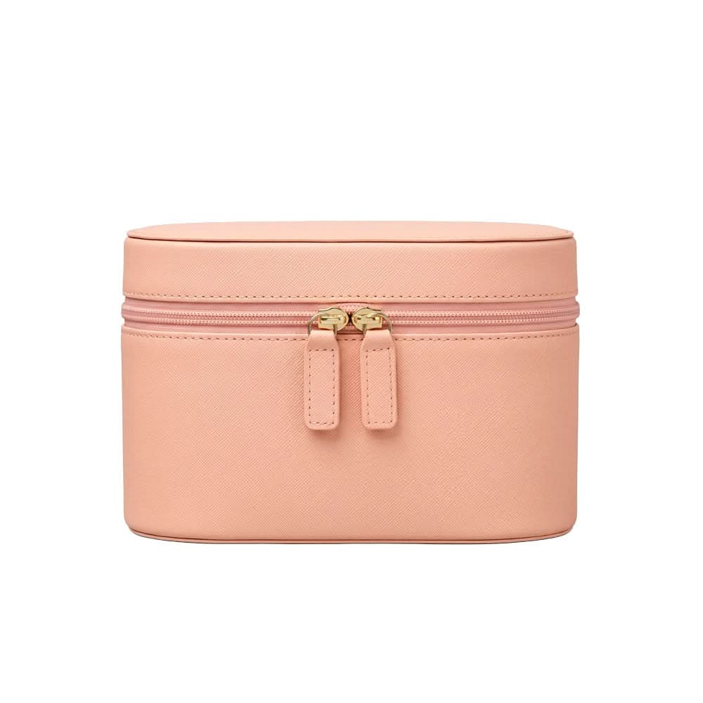 Neceser Louis Maison Caviar de lujo con compartimentos para maquillaje y accesorios, en cuero elegante y diseño compacto.