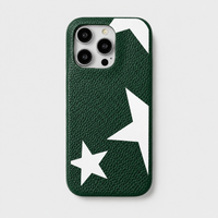 Funda para iPhone Maison Caviar Liam en color verde, protección delgada y elegante para teléfono inteligente.