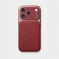 Funda para iPhone Maison Caviar Arthur en color vino tinto, protección y estilo para tu teléfono móvil.