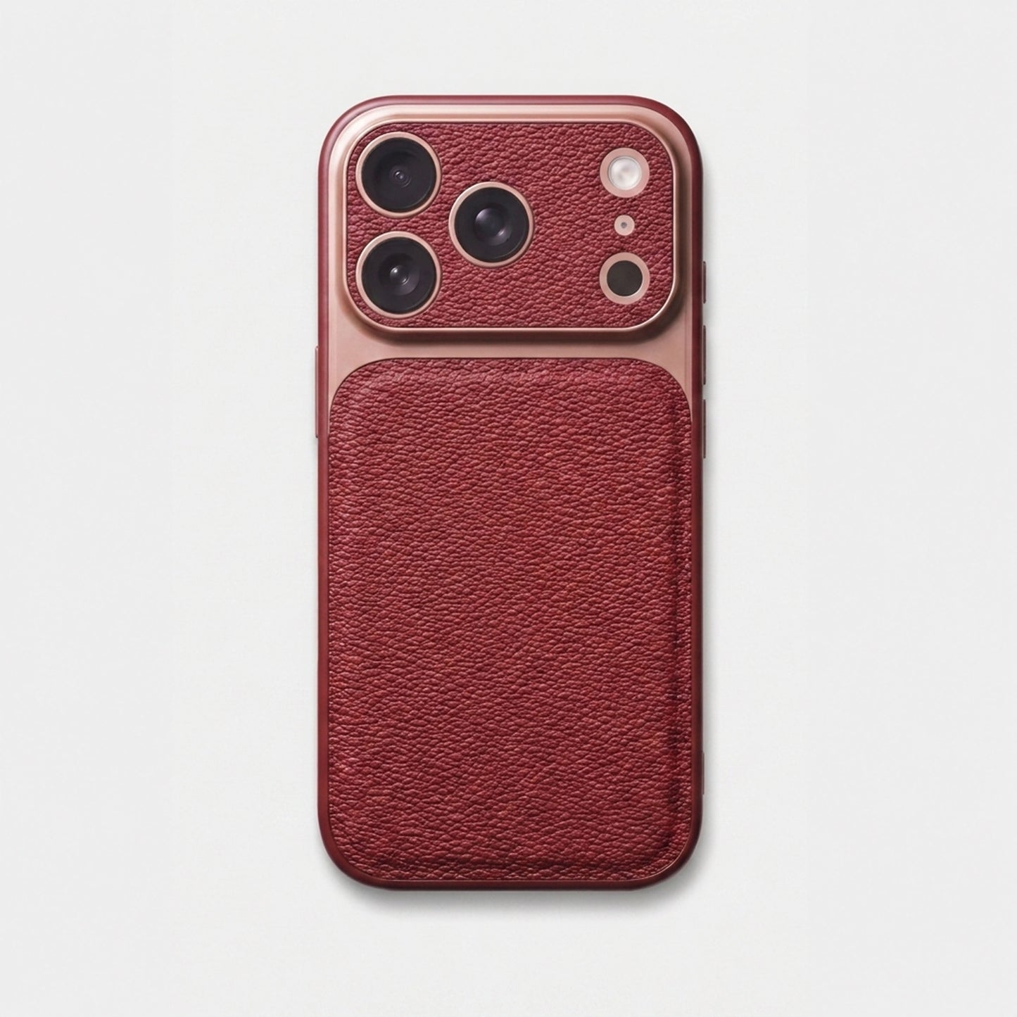 Funda para iPhone Maison Caviar Arthur en color vino tinto, protección y estilo para tu teléfono móvil.