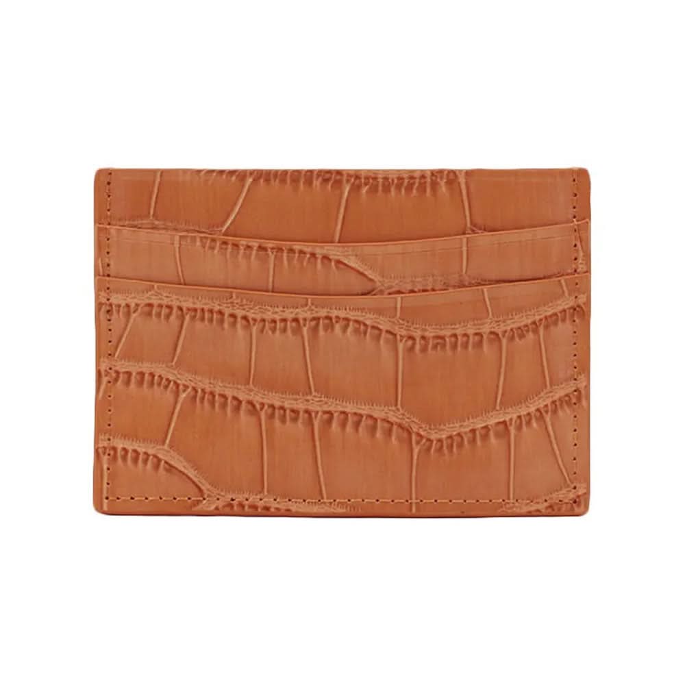 Tarjetero Maison Caviar Cannes en color naranja, con diseño compacto y elegante para tarjetas de crédito y débito.