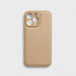 Funda para iPhone Maison Caviar Roma en color nude, de silicona y diseño elegante.