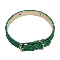 Collar para mascotas Gian de Maison Caviar en color verde, hecho de material resistente y cómodo para perros y gatos.